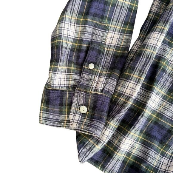 Allsaints Spitalfields ExMoor Button Down Shirt Flannel Corduroy Slim Fit Large - Picture 5 of 8